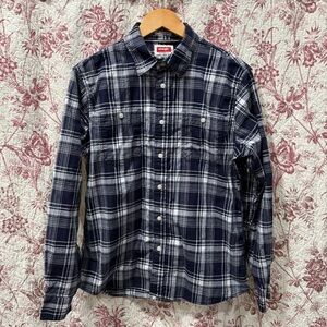 Wrangler Flex for Comfort Plaid Button Down Shirt Medium